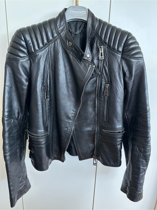 Belstaff Jackets & Blazers - Belstaff Luxury Leather Motorcycle Jacket Black Quilted Moto Biker